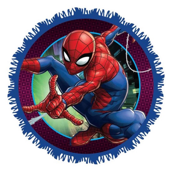 Marvel Spider-Man Drum Pop-Out Pull Pinata Party Game Decor