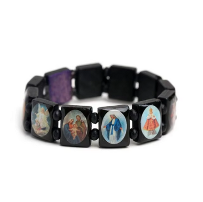 Wooden Rosary Jesus Bracelet-