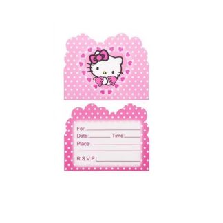 Hello Kitty Party Invites