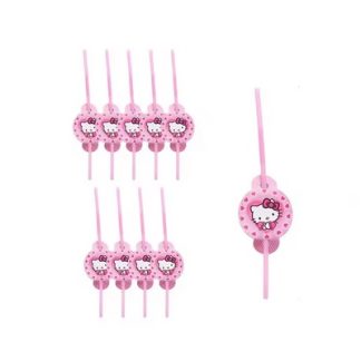 Hello Kitty Party Straws