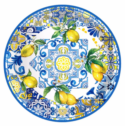 Positano Lemon Dinner Plates