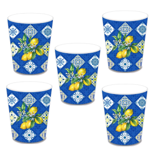 Positano Lemon Paper Cups