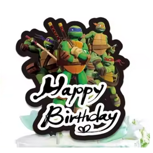 TMNT Birthday Cake Topper