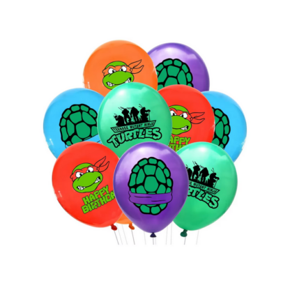 TMNT Ninja Turtles Latex Balloons